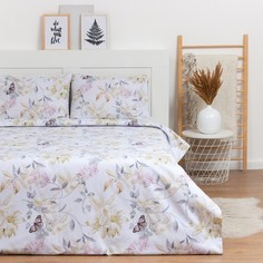 LoveLife КПБ 1,5 Spring butterflies пододеяльник 150*217см+наволочка 50*70см-1шт поплин