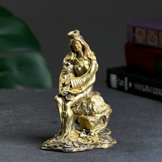 Хорошие сувениры Фигура "Богиня Фортуна с рогом изобилия" золотой, 13х8х8см