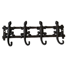 Вешалка для одежды настенная в прихожую Ящерки KSVA-YM-HK-6431 Iron Garden