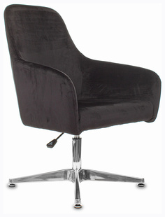 Бюрократ Кресло Бюрократ CH-390/BLACK черный крестовина алюминий