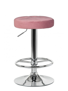 Барный стул Лого-М DOBRIN BRUNO пудрово-розовый велюр (MJ9-32)