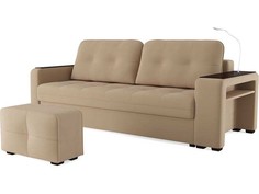 Диван Smart 4 пуф справа Velutto 05 Silva