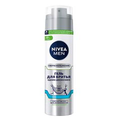 Гель для легкого бритья одним движением Nivea Men для чувствительной кожи, 200 мл