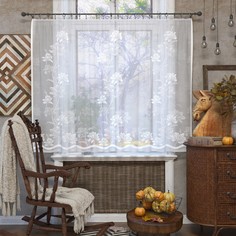 Штора кухонная К22Н 165*200 см, белый,пэ Lenta