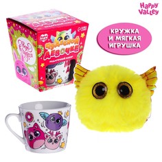 Подарочный набор «Чудесной девочке», мягкая игрушка, кружка No Brand