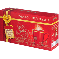 Подарочный набор Master Team фарфоровая кружка и чай 25 пакетиков