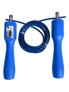 R18157-1 Скакалка из троса со счетчиком 2,8 м. (синяя) Bo Zo