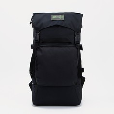 Рюкзак Huntsman на стяжке, 40 л, 3 наружных кармана, черный