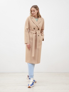 Пальто женское Pompa 3010151p10005 бежевое 42 RU