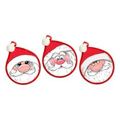 Прихватка овальная Дед Мороз 18х22 см, МИКС, поролон, пэ 100% Гранд Стиль