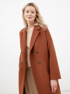 Пальто женское Pompa 3011983p10026 оранжевое 50 RU