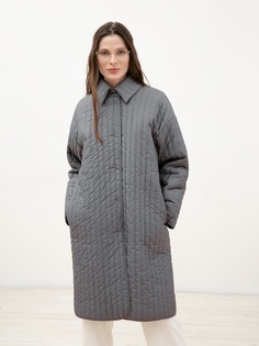 Пальто женское Pompa 3014260i10091 серое 44 RU