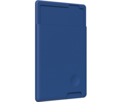 Чехол-бумажник Deppa универсал LS, силикон, синий