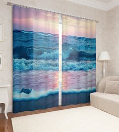 Штора классическая Сирень srn483615 260x290 см разноцветная