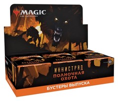 Дисплей СЕТ-бустеров Wizards of the Coast MTG Иннистрад Полночная Охота на русс. языке