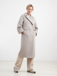 Пальто женское Pompa 3012481p10090 бежевое 48 RU