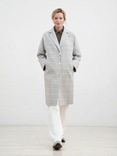 Пальто женское Pompa 3014091p10090 серое 42 RU