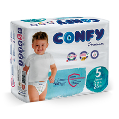 Подгузники детские Confy Premium 11-18 кг (размер 5) 26шт