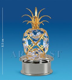 Шкатулка Золотой ананас Crystal Temptations