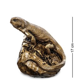 Фигурка Ящерка на камне Подарки от Михалыча