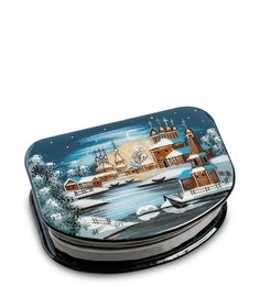 Шкатулка Волшебство зимней ночи (ручная работа) Народные промыслы