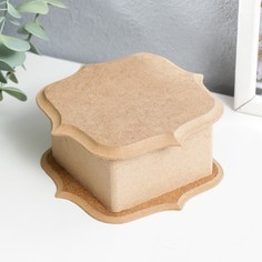 Шкатулка для декора 12х12х6 см No Brand