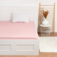 Простыня 1,5 сп Экономь и Я 150*215±3 "Магия сна" цв.пудровый,120 гр/м2,100%хлопок,бязь No Brand