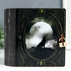 Шкатулка-книга "Волк" 14х14 см No Brand