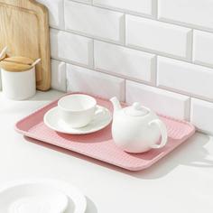 Поднос прямоугольный «Плетение», 35×25×2,5 см, цвет МИКС No Brand