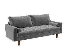 Диван BRADEXHOME Scott трехместный Серый