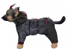 Комбинезон для собак Dogmoda Паутинка для девочки черный р 3 28 см