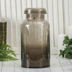 Ваза Римас-3 радуга дымка проз. d-7см, 13х27см No Brand