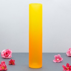 Ваза Радуга матовая цилиндр d-4,5см h-23см МИКС No Brand