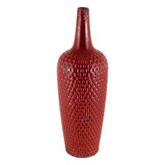 Ваза декоративная Калабрия красная Decor-of-today DS0277