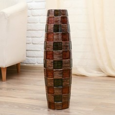Ваза напольная Индиго бочонок 17х60 см No Brand