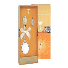 Набор крестильный Аргента Крести и ложка С серебренная, 1419НБ00802