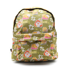 Рюкзак мягкий Centrum Каваи с иероглифами, 1 отделение, 39*30*14 см, хаки, 70392