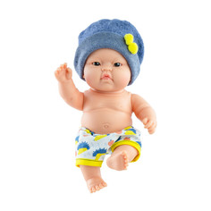 Кукла-пупс Paola Reina Лукас в синей шапочке, 22 см, азиат, 00163