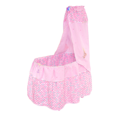 Мебель для кукол DeCuevas Toys кроватка с балдахином текстильная, 60 см. 51041