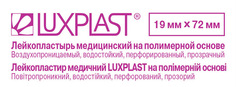 Пластырь Luxplast на полимерной основе прозрачный 10 шт.