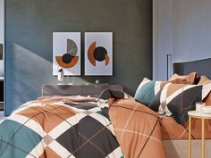 КПБ полуторный, фланель 1748-4S Asabella