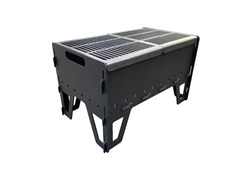 Мангал 3мм с решетками гриль разборный Гефест сталь