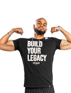 Футболка мужская Venum Build Your Legacy Black черная XL