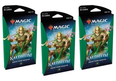 Набор Wizards of the Coast 3х тематических Зелёных бустеров издания Kaldheim на англ. яз.
