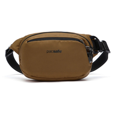 Поясная сумка унисекс Pacsafe Vibe 100, коричневый
