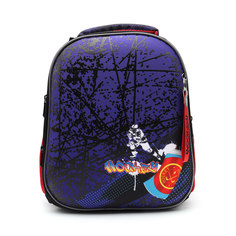 Рюкзак Centrum каркасный Граффити хоккей, 2 отделения, 36*30*17 см, фиолетовый, 90480