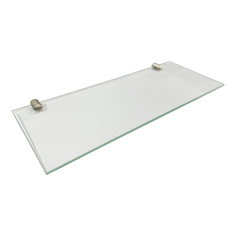 Полка стеклянная с бортиком Даминарт 60х12х0,4 см