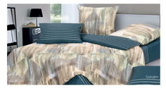 Комплект постельного белья Ecotex Гармоника Евро с резинкой 160 Гранден