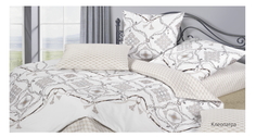 Комплект постельного белья Ecotex Гармоника Евро с резинкой 160 Клеопатра