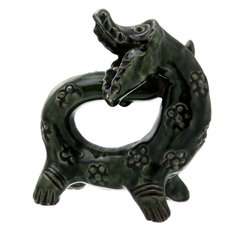 Статуэтка, Raritetus, "Змей-Горыныч", керамика, глазурь, СССР, 1980-1990 гг. Однажды